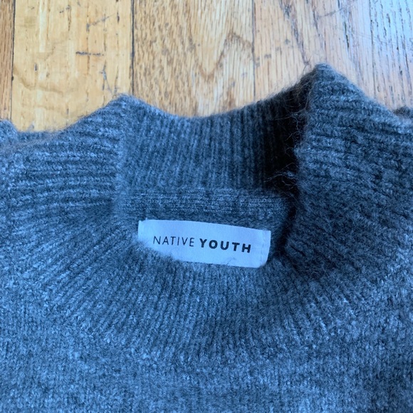 Native Youth chunky mock-neck sweater - Picture 4 of 4